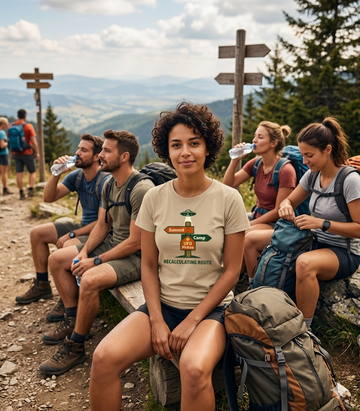 Recalculating Route T-Shirt — UFO Pickup Camp Summit Graphic Tee