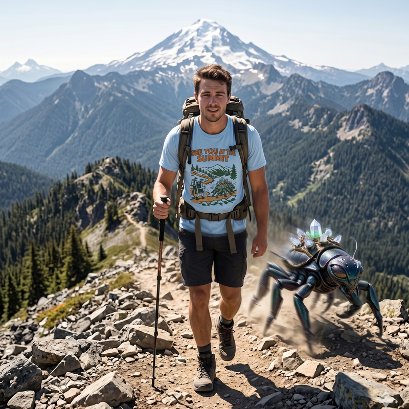 See You at the Summit T-Shirt — Mountain Hike Outdoor Adventure Tee