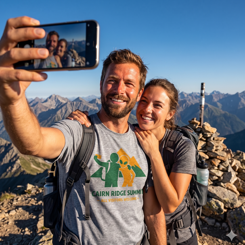 Cairn Ridge Summit T-Shirt — Hiking Tee