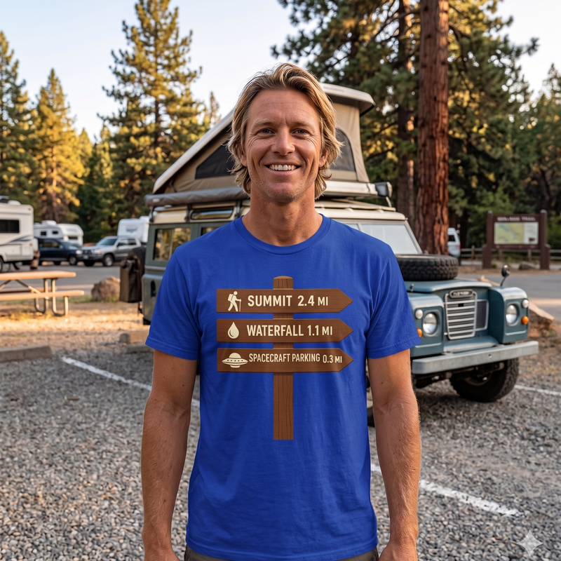Trail Signpost T-Shirt Graphic Tee