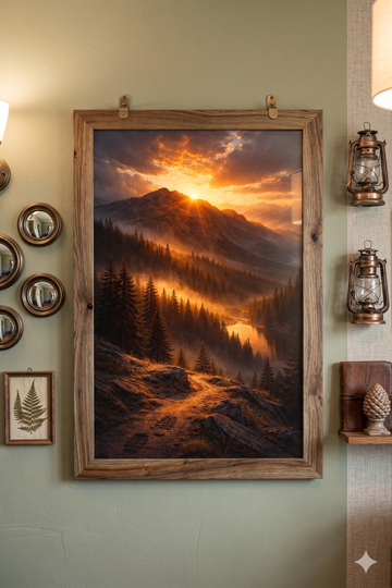 Strange Trails Wilderness Daybreak Poster