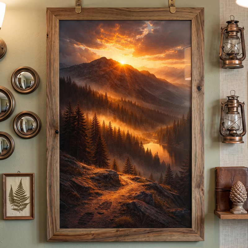 Strange Trails Wilderness Daybreak Poster