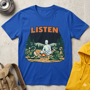 Listen - Campfire Alien T-Shirt