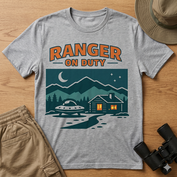 Ranger On Duty UFO T-Shirt — Outdoor Ranger Tee