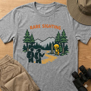 “Rare Sighting” T-Shirt Hiking  Graphic Tee