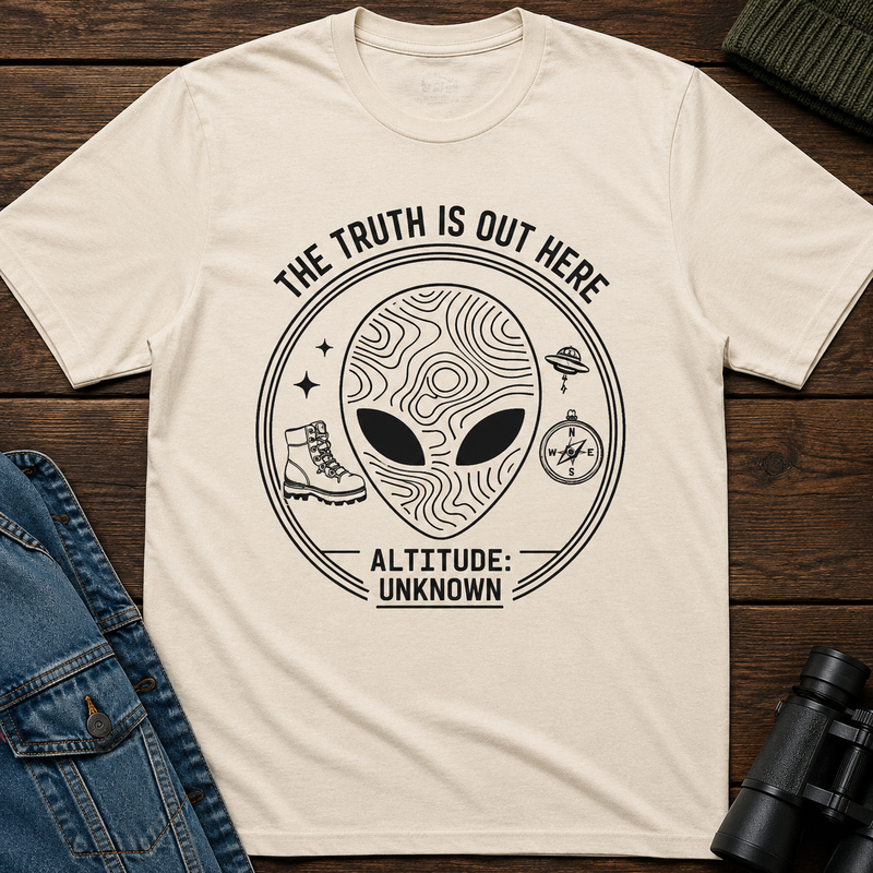 Alien Adventure T-Shirt — "The Truth Is Out Here" Graphic Tee