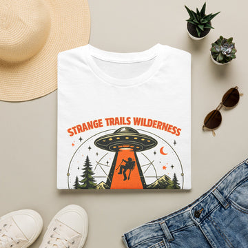 ST Galactic Rides T‑Shirt — UFO Abduction Camping Graphic Tee